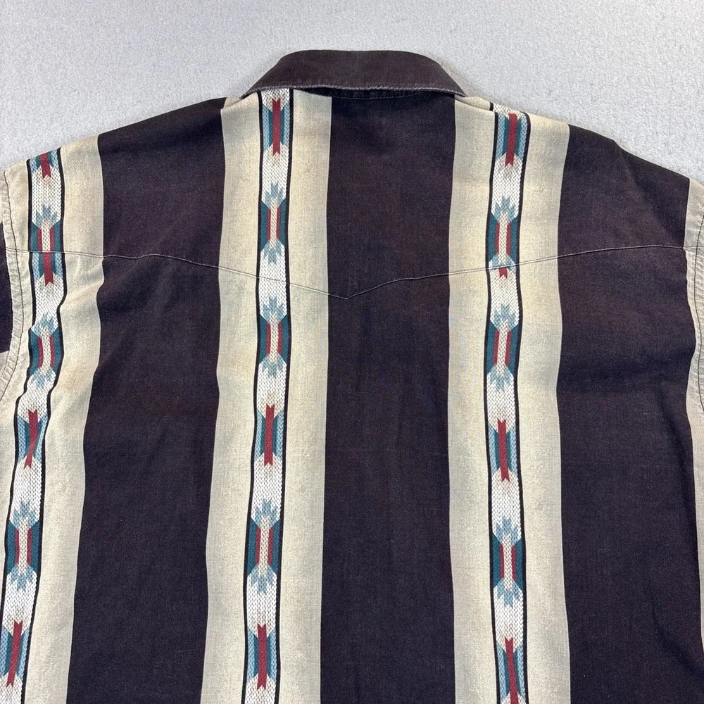 VTG Wrangler‎ Brushpopper Western Aztec Southwestern XL Rodeo
